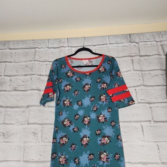 Bundle LulaRoe Simply Comfortable Women's Multicolor Short-Sleeved Dresses Sz L - Picture 9 of 13